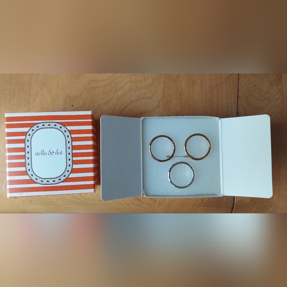 Set of 3 Stella and Dot Stackable Bands